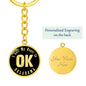Heart In Oklahoma v02 - Luxury Keychain