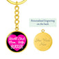 World's Best Mom, Wife, Runner - Luxury Keychain
