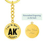 Heart In Alaska v01 - Luxury Keychain