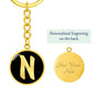 Initial N v2b - Luxury Keychain