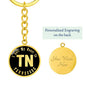 Heart In Tennessee v02 - Luxury Keychain