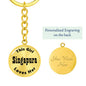 Singapura - Luxury Keychain