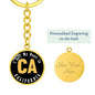 Heart In California - Luxury Keychain