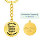 Miniature American Shepherd - Luxury Keychain