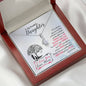 311 - To Daughter From Mom - Alluring Beauty Necklace With Mahogany Style Luxury Box
