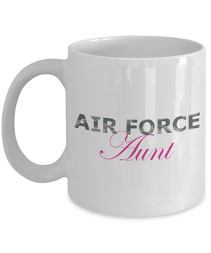 Air Force Aunt - 11oz Mug - Unique Gifts Store