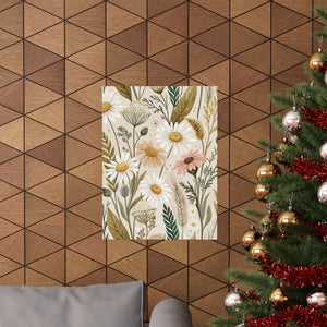 Wildflowers Pattern 012 - 18 in x 24 in Matte Poster
