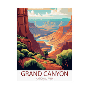 Famous Travel Destinations - Grand Canyon National Park, Arizona - 18 in x 24 in Matte Poster