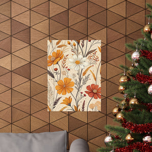Wildflowers Pattern 021 - 18 in x 24 in Matte Poster