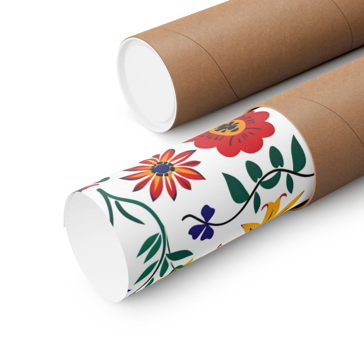 Mexican Floral Fiesta Pattern 024 - 18 in x 24 in Matte Poster