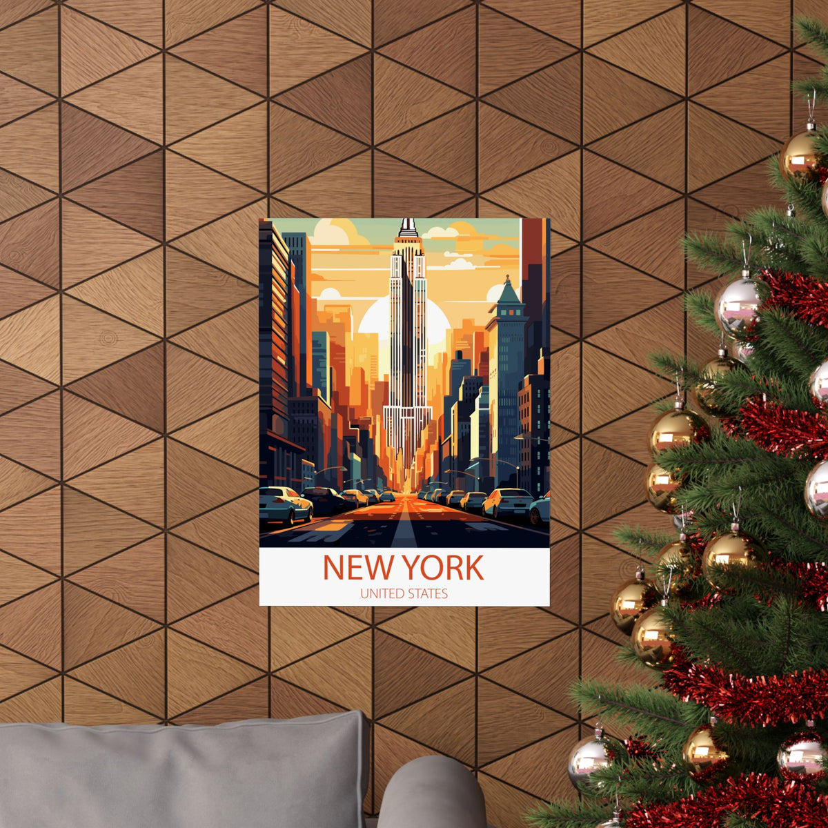 Famous Travel Destinations - New York City, United States - 18 in x 24 in Matte Poster