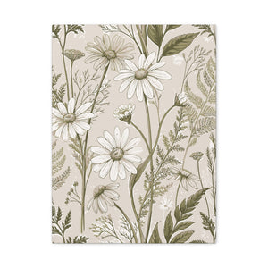 Wildflowers Pattern 085 - 18 in x 24 in Matte Canvas, Stretched, 1.25 in