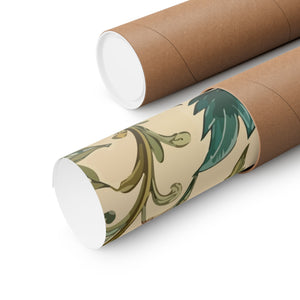Folk Floral Pattern, Mughal Inspired 03 - 18 in x 24 in Matte Poster