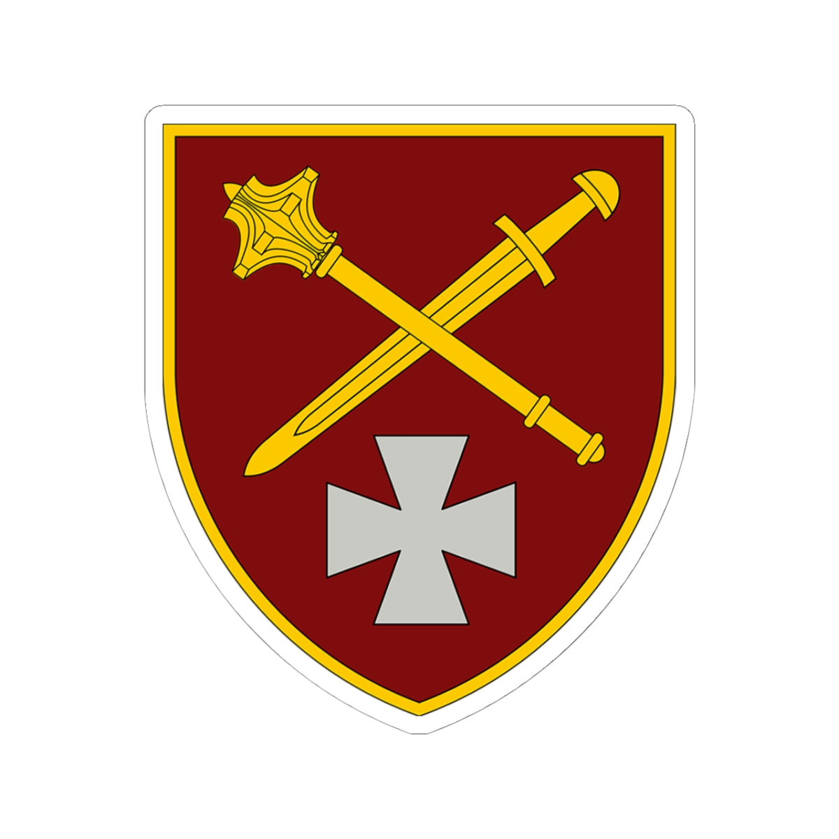 Operational Command West (Ukraine) - 3" x 3" Kiss-Cut Sticker