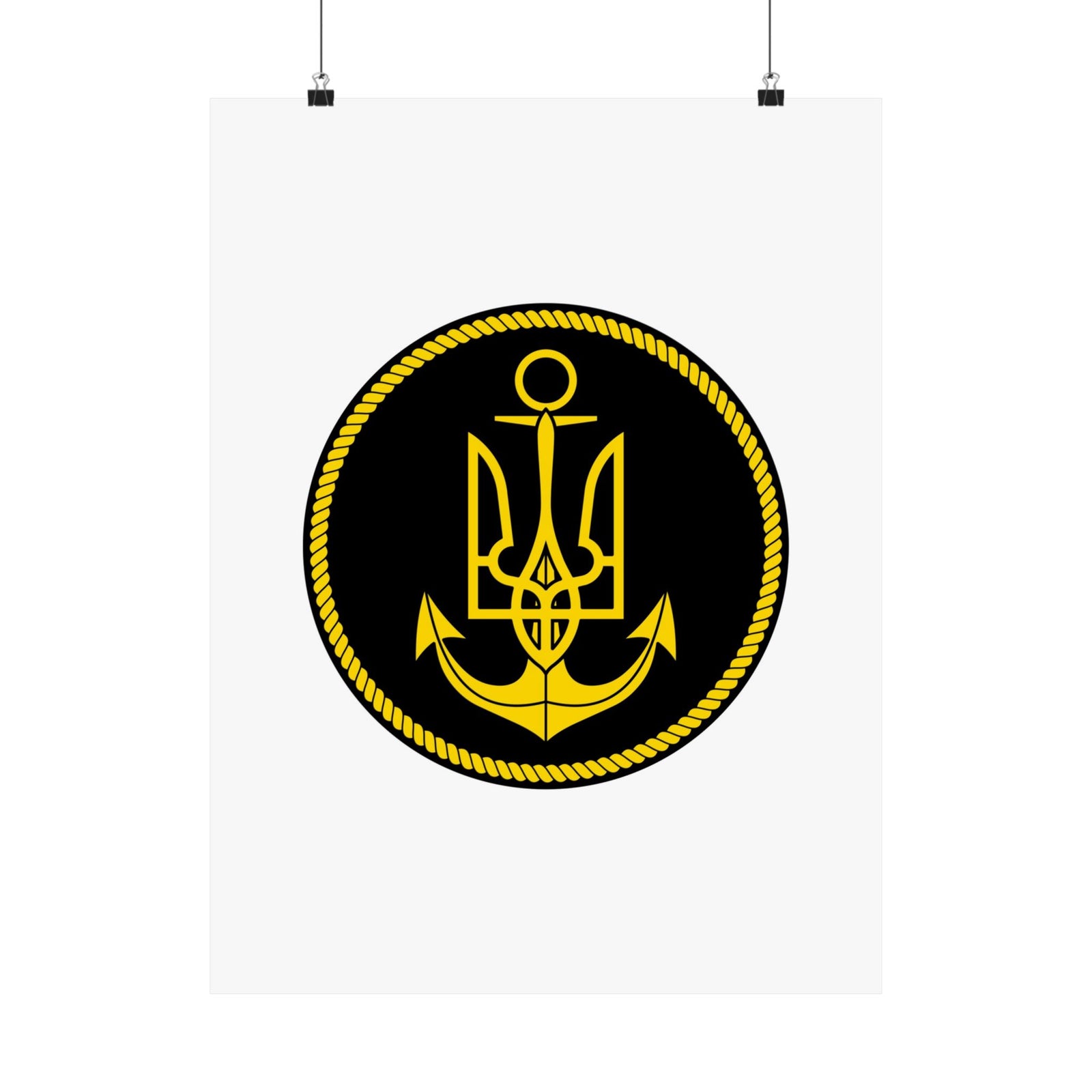 Navy (Ukraine) - 18 in x 24 in Matte Poster