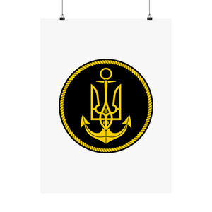 Navy (Ukraine) - 18 in x 24 in Matte Poster