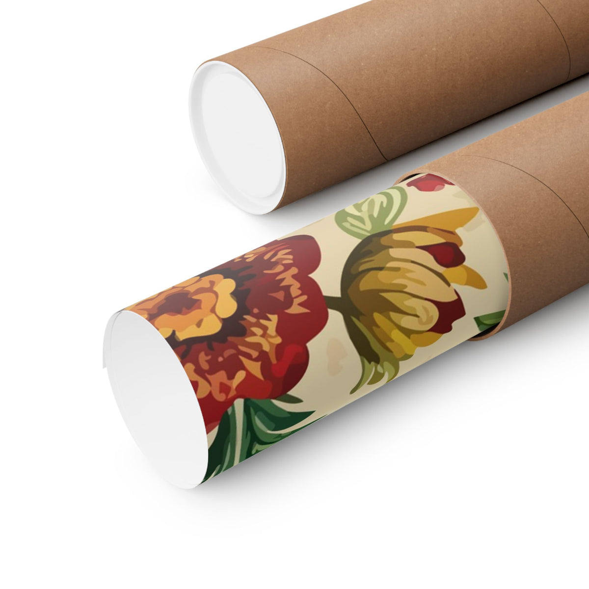Folk Floral Pattern, Romanian Inspired 05 - 18 in x 24 in Matte Poster
