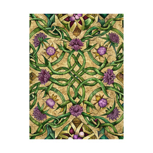 Folk Floral Pattern, Celtic Inspired 05 - 18 in x 24 in Matte Poster