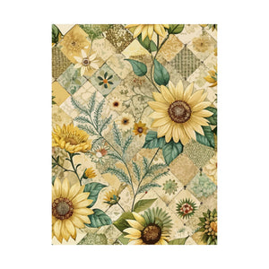 Folk Floral Pattern, Appalachian Inspired 03 - 18 in x 24 in Matte Poster