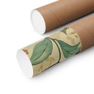 Folk Floral Pattern, Armenian Inspired 02 - 18 in x 24 in Matte Poster