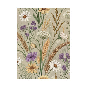Wildflowers Pattern 134 - 18 in x 24 in Matte Poster