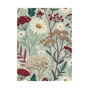 Wildflowers Pattern 036 - 18 in x 24 in Matte Poster