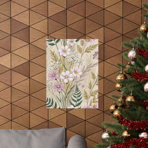 Wildflowers Pattern 089 - 18 in x 24 in Matte Poster