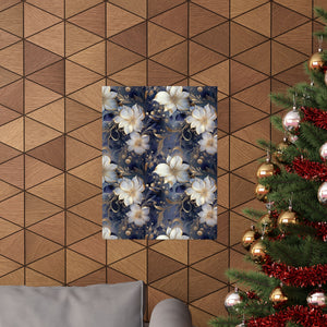 Nocturnal Bloom Pattern 010 - 18 in x 24 in Matte Poster