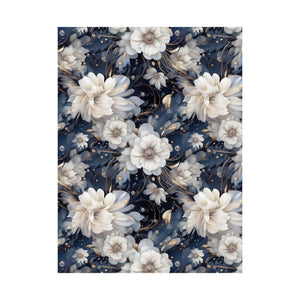 Nocturnal Bloom Pattern 002 - 18 in x 24 in Matte Poster