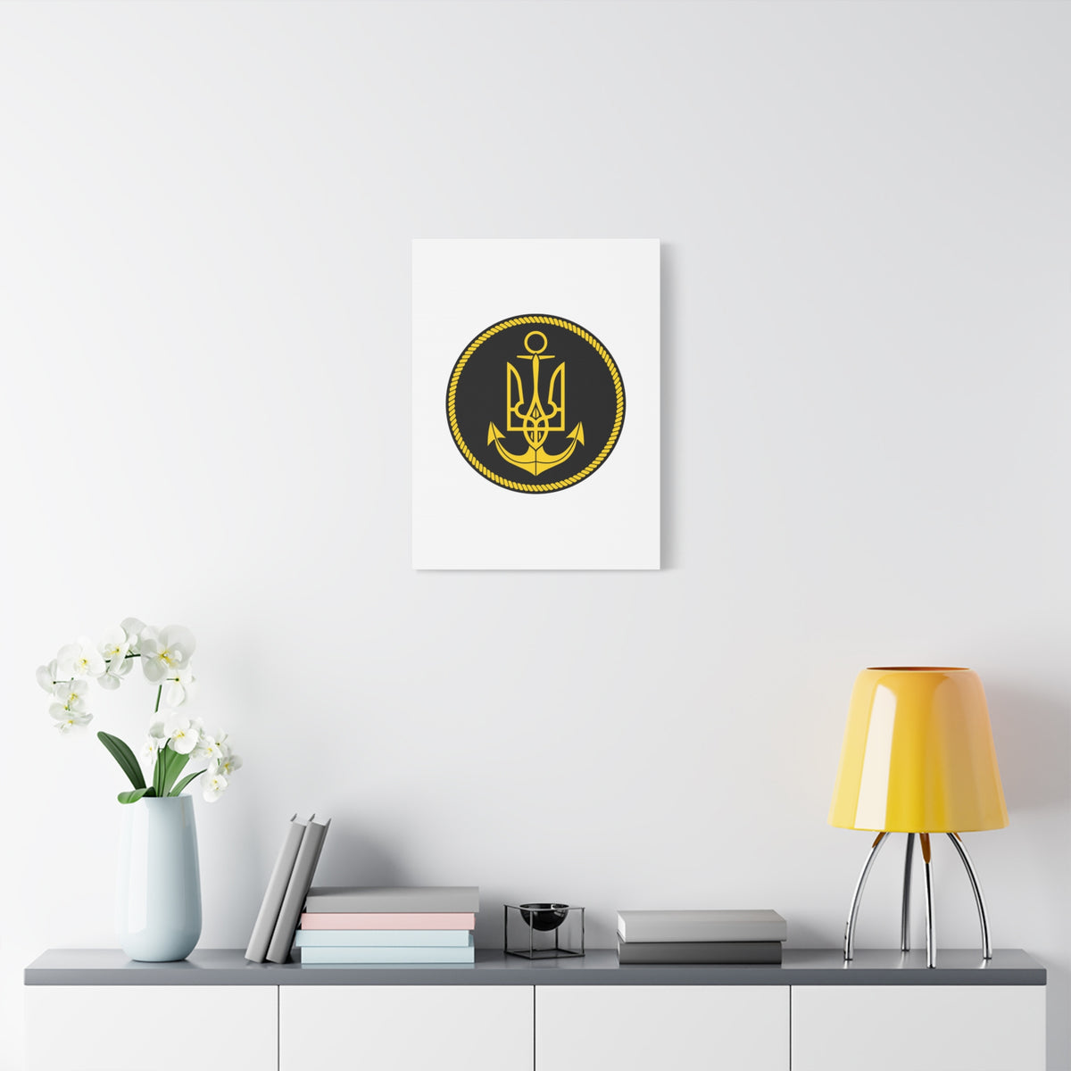Navy (Ukraine) - 18 in x 24 in Matte Canvas, Stretched, 1.25 in