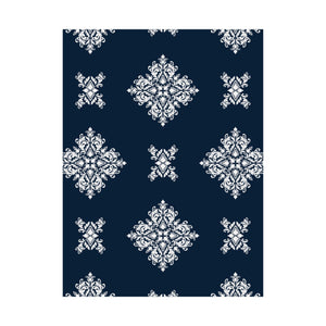 Damask Pattern 010 - 18 in x 24 in Matte Poster