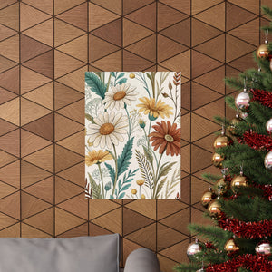 Wildflowers Pattern 015 - 18 in x 24 in Matte Poster