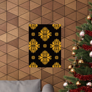 Damask Pattern 027 - 18 in x 24 in Matte Poster