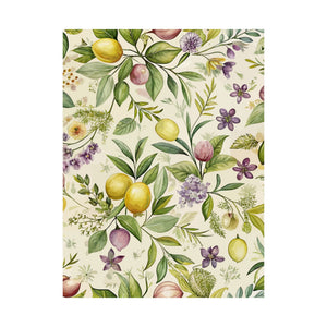 Folk Floral Pattern, Italian Inspired 02 - 18 in x 24 in Matte Poster