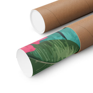 Folk Floral Pattern, South American Inspired 02 - 18 in x 24 in Matte Poster