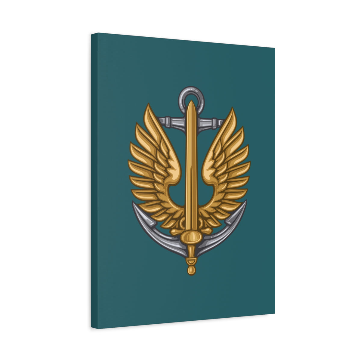 Ukrainian Marine Corps v2 - 18 in x 24 in Matte Canvas, Stretched, 1.25 in