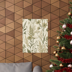 Wildflowers Pattern 161 - 18 in x 24 in Matte Poster