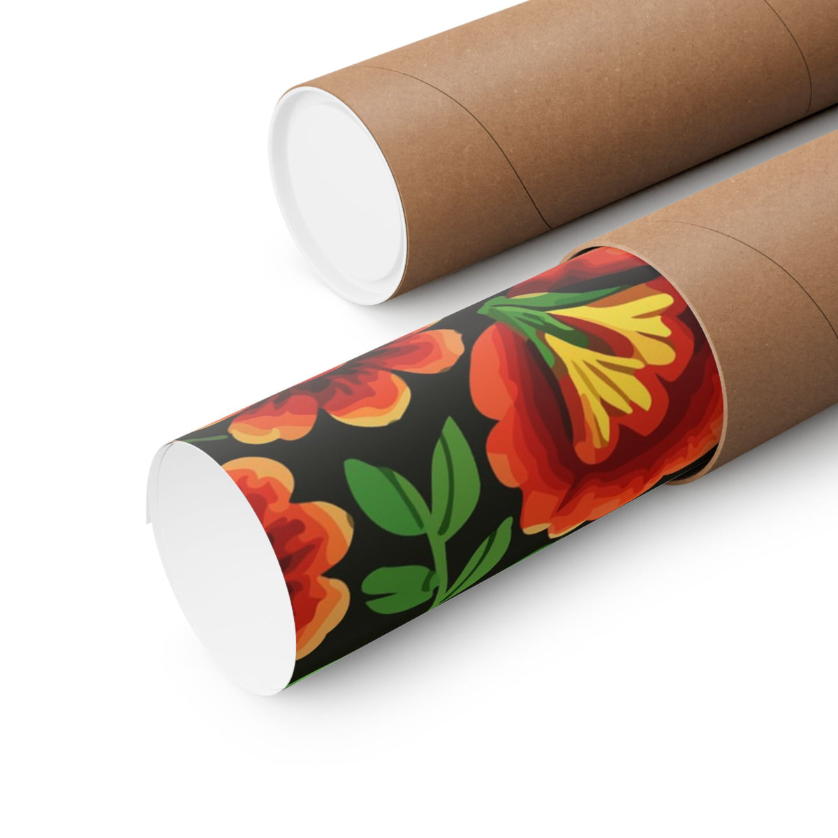 Folk Floral Pattern, Hungarian Inspired 04 - 18 in x 24 in Matte Poster