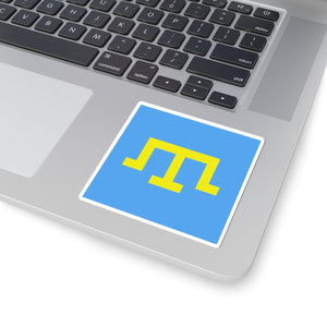 Tamga of Crimean Tatar Giray Dynasty - 3" x 3" Kiss-Cut Sticker