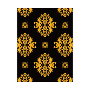 Damask Pattern 027 - 18 in x 24 in Matte Poster