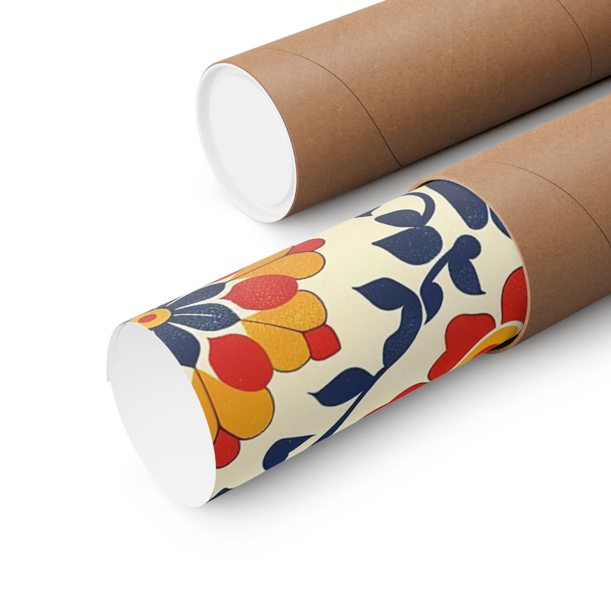 Mexican Floral Fiesta Pattern 047 - 18 in x 24 in Matte Poster