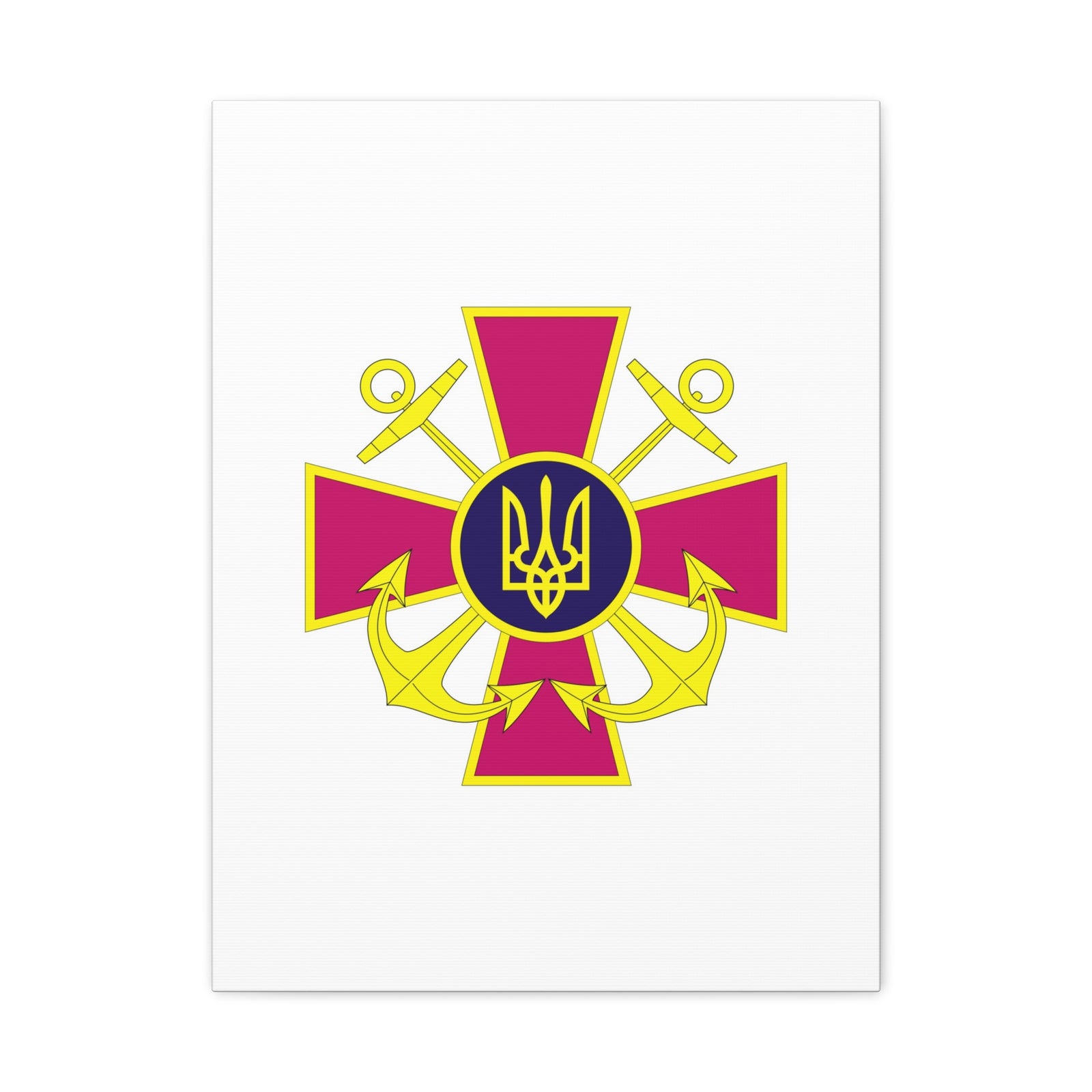 Ukrainian Naval Forces - 18 in x 24 in Matte Canvas, Stretched, 1.25 in