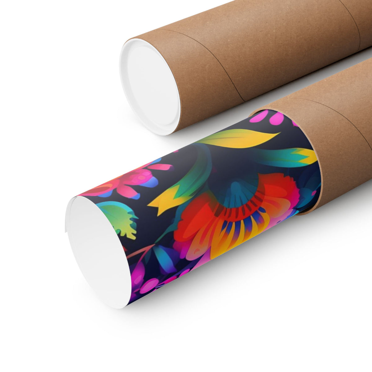 Mexican Floral Fiesta Pattern 056 - 18 in x 24 in Matte Poster