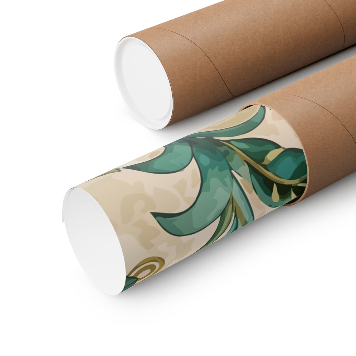 Folk Floral Pattern, Bhutanese Inspired 01 - 18 in x 24 in Matte Poster