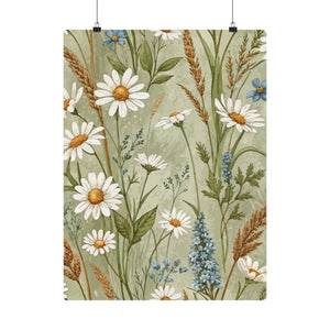 Wildflowers Pattern 168 - 18 in x 24 in Matte Poster