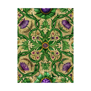 Folk Floral Pattern, Celtic Inspired 02 - 18 in x 24 in Matte Poster