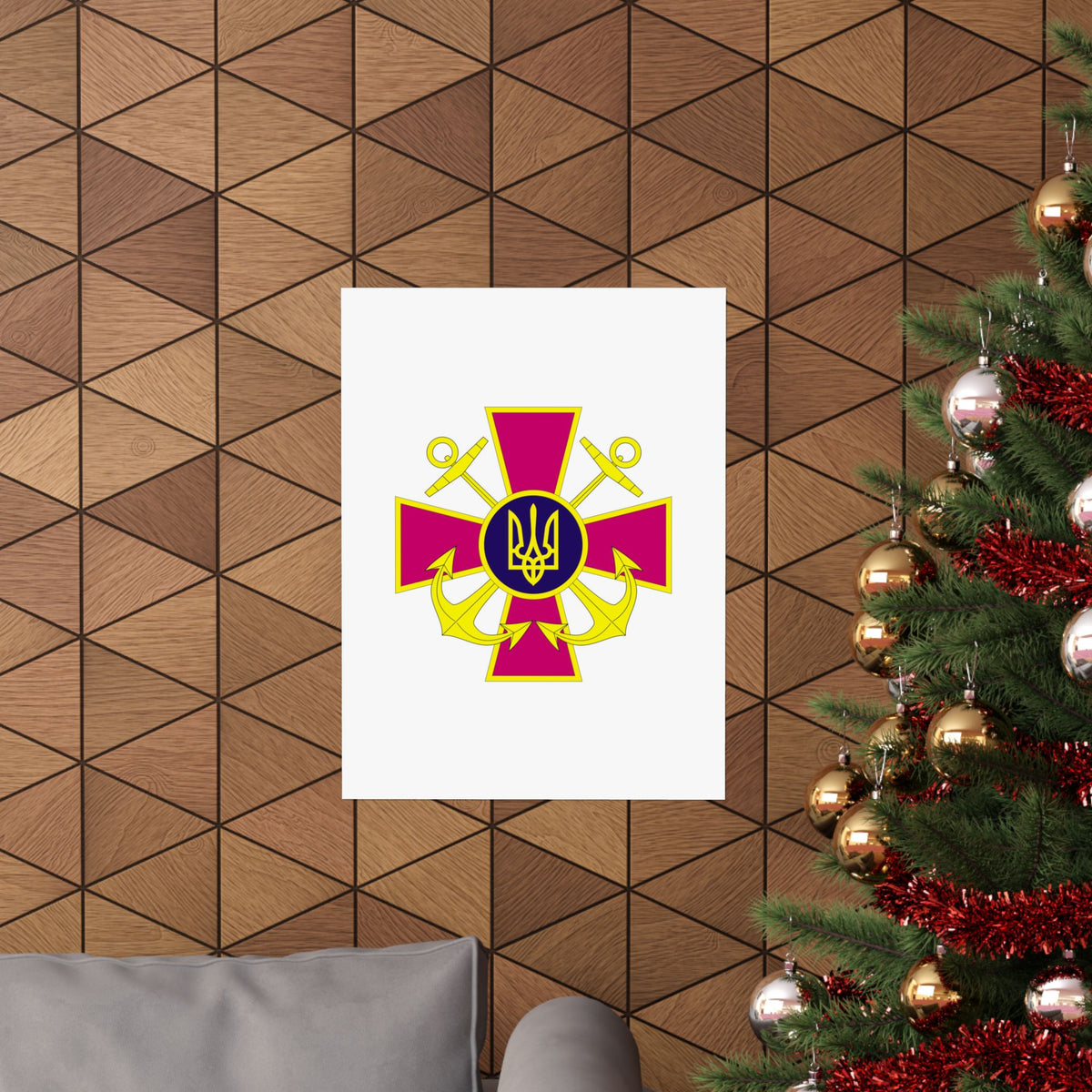 Ukrainian Naval Forces - 18 in x 24 in Matte Poster