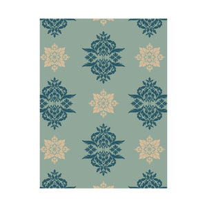 Damask Pattern 023 - 18 in x 24 in Matte Poster