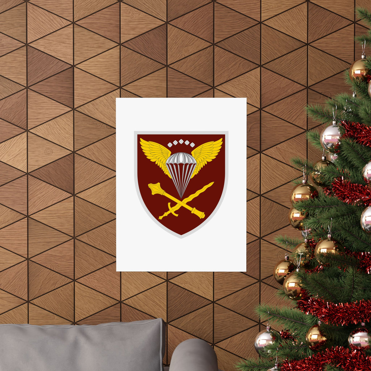 Air Assault Forces Command (Ukraine) - 18 in x 24 in Matte Poster