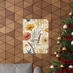 Wildflowers Pattern 005 - 18 in x 24 in Matte Poster